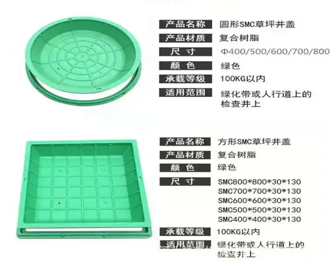 常山树脂复合种植井盖展示